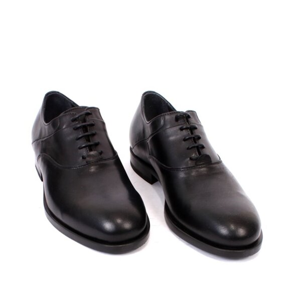 Giovanni Conti 3581 Black Leather Classic Lace-Up Dress Shoes - Picture 2 of 8